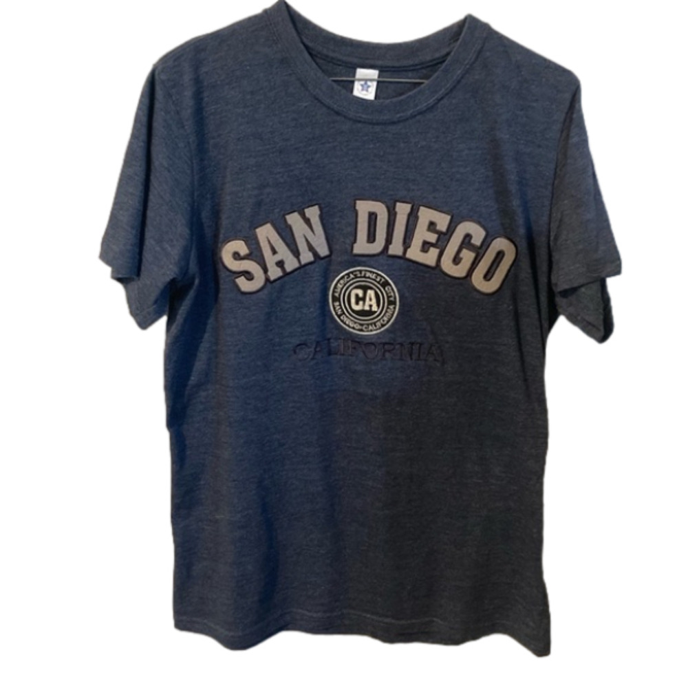 NWOT-San Diego California Men’s Blue Shirt-Size Large